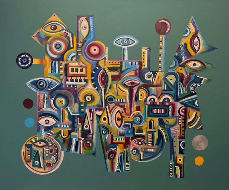 Atziluth: El Mental Abstracto by artist Miguel Cuachtemoc